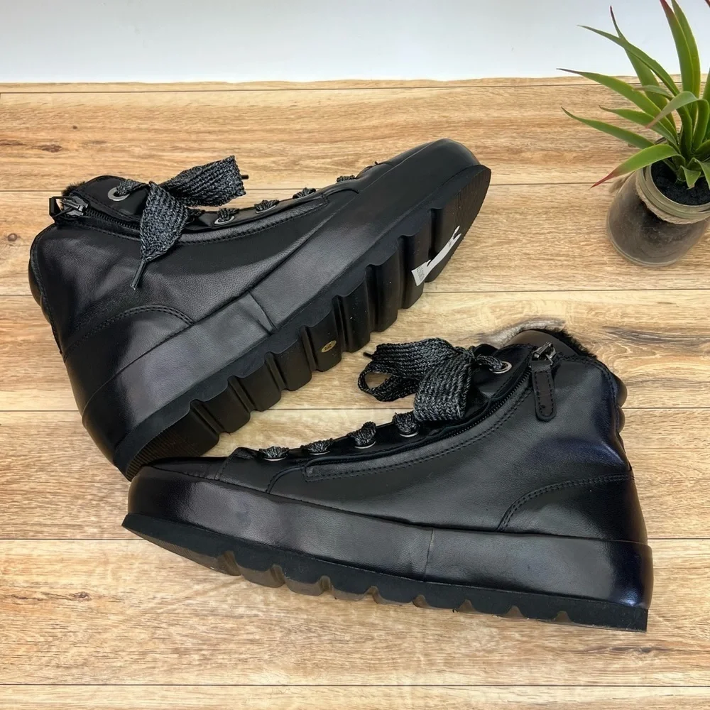 Ron White Klera Genuine Shearling High Top Sneaker sz 8 - Picture 5 of 9